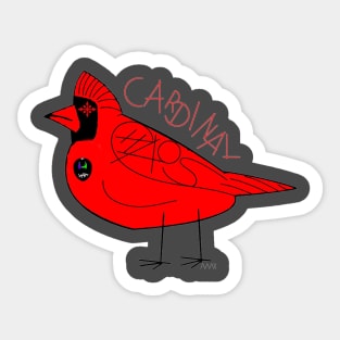 Cardinal Chaos Sticker